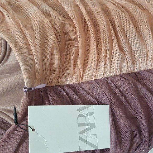 NWT SHADES OF PINK PRINTED TULLE DRESS - Picture 13 of 13